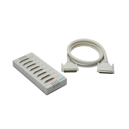 Moxa 8Port Connection Box, Db9M, Matel Case, Opt8-M9+ OPT8-M9+